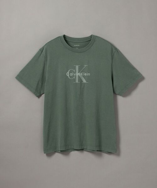 Calvin Klein(カルバン・クライン)の「ショートスリーブ20SモノグラムTシャツ(Tシャツ/カットソー・メンズ・グリーン系その他/ダークグレー/ブラック・M/S/XL/L)」の18枚目の写真