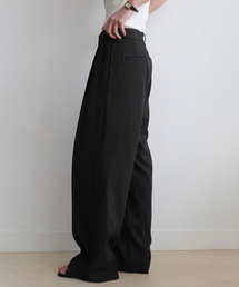 esu pin tuck slacks (black)