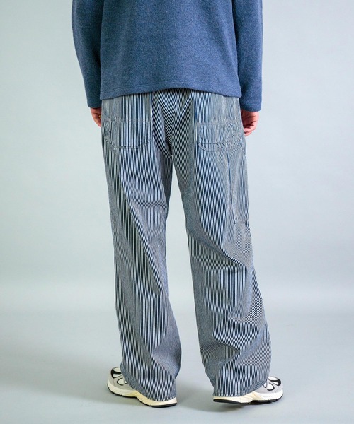OMNIGOD（オムニゴッド）の「[OMNIGOD mens / オムニゴッド] ヒッコリーデニム ルーズイージーペインターパンツ（デニムパンツ・メンズ・ブルー系その他・4/3/2）」の8枚目の写真