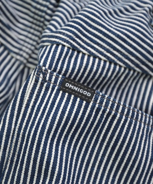 OMNIGOD（オムニゴッド）の「[OMNIGOD mens / オムニゴッド] ヒッコリーデニム ルーズイージーペインターパンツ（デニムパンツ・メンズ・ブルー系その他・4/3/2）」の21枚目の写真