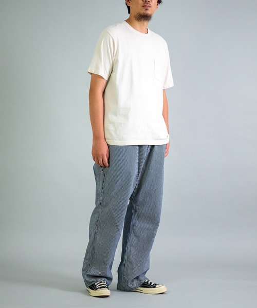 OMNIGOD（オムニゴッド）の「[OMNIGOD mens / オムニゴッド] ヒッコリーデニム ルーズイージーペインターパンツ（デニムパンツ・メンズ・ブルー系その他・4/3/2）」の16枚目の写真