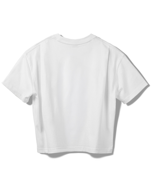 PRINOAR(プリノア)の「ステイトゥルー セミクロップ 半袖Tシャツ - ホワイト(Tシャツ/カットソー・レディース・ホワイト・SMALL/MEDIUM/LARGE)」の3枚目の写真
