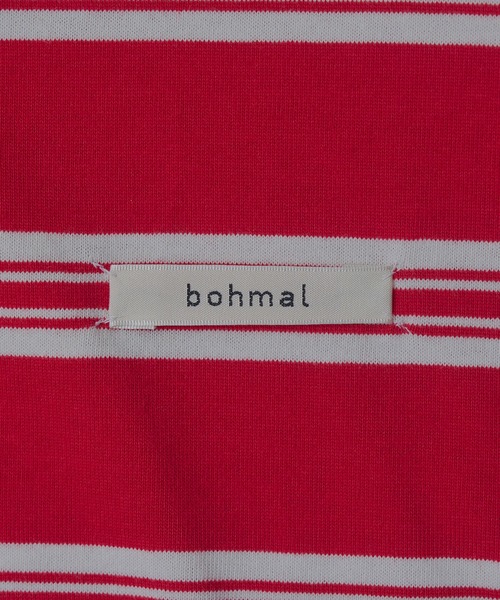 bohmal(ボマール)の「マルチボーダーポロTシャツ(Tシャツ/カットソー・レディース・ネイビー/レッド/ブラック・FREE)」の13枚目の写真
