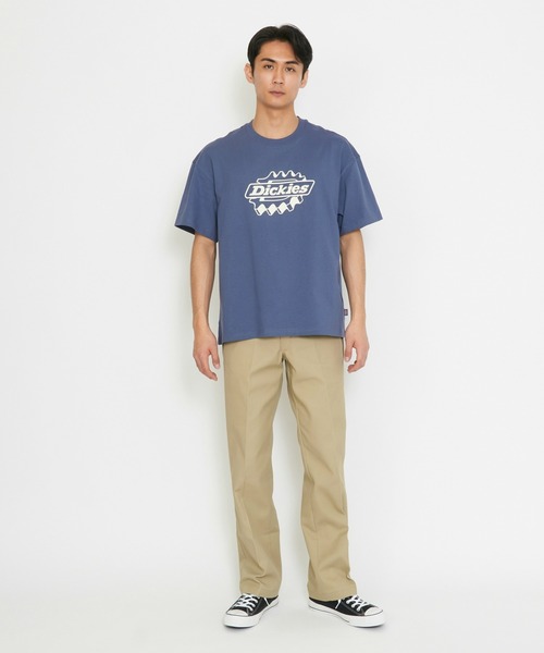 Dickies(ディッキーズ)の「Dickies/ディッキーズ アイアンデールTシャツ 半袖(Tシャツ/カットソー・メンズ・ホワイト/ブラック/ブルー・SMALL/MEDIUM/LARGE/X-LARGE)」の20枚目の写真