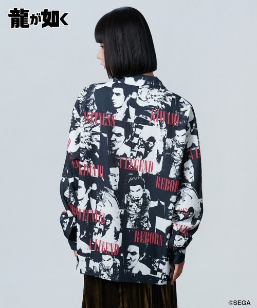 glamb(グラム)の「Kazuma Kiryu Shirt / カズマキリュウシャツ(シャツ/ブラウス・メンズ・ブラック/レッド・L/M/XL)」の8枚目の写真