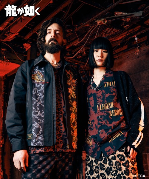 glamb(グラム)の「Kazuma Kiryu Shirt / カズマキリュウシャツ(シャツ/ブラウス・メンズ・ブラック/レッド・L/M/XL)」の20枚目の写真