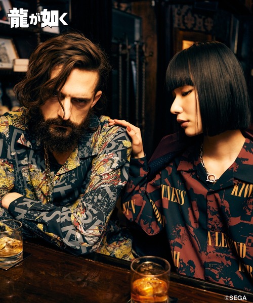 glamb(グラム)の「Kazuma Kiryu Shirt / カズマキリュウシャツ(シャツ/ブラウス・メンズ・ブラック/レッド・L/M/XL)」の15枚目の写真