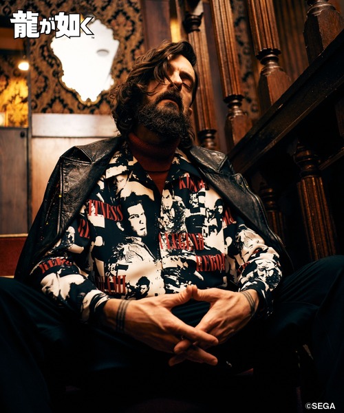 glamb(グラム)の「Kazuma Kiryu Shirt / カズマキリュウシャツ(シャツ/ブラウス・メンズ・ブラック/レッド・L/M/XL)」の11枚目の写真