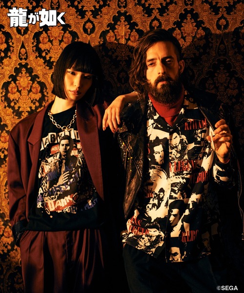 glamb(グラム)の「Kazuma Kiryu Shirt / カズマキリュウシャツ(シャツ/ブラウス・メンズ・ブラック/レッド・L/M/XL)」の18枚目の写真