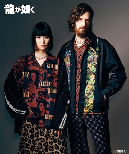 glamb(グラム)の「Kazuma Kiryu Shirt / カズマキリュウシャツ(シャツ/ブラウス・メンズ・ブラック/レッド・L/M/XL)」の21枚目の写真
