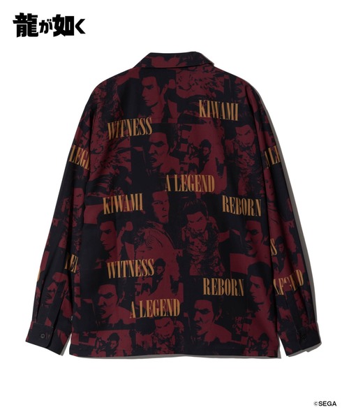 glamb(グラム)の「Kazuma Kiryu Shirt / カズマキリュウシャツ(シャツ/ブラウス・メンズ・ブラック/レッド・L/M/XL)」の6枚目の写真