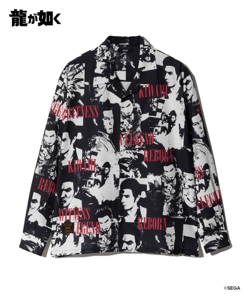glamb(グラム)の「Kazuma Kiryu Shirt / カズマキリュウシャツ(シャツ/ブラウス・メンズ・ブラック/レッド・L/M/XL)」の3枚目の写真