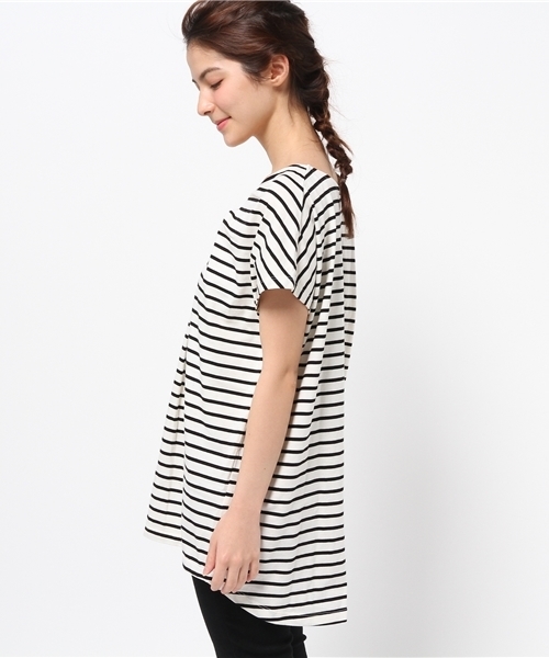 OUTLET（アウトレット）の「【Discoat】20CVC前リボンチュニック（Tシャツ/カットソー・レディース・その他1・LARGE/MEDIUM）」の3枚目の写真