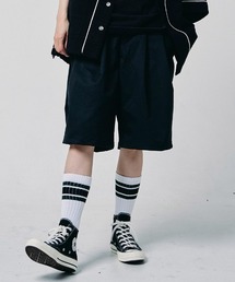 EFFECTEN（エフェクテン）の「mp15129-Wide 2tuck short pants ワイドショートパンツ(efdig-13)（その他パンツ）」