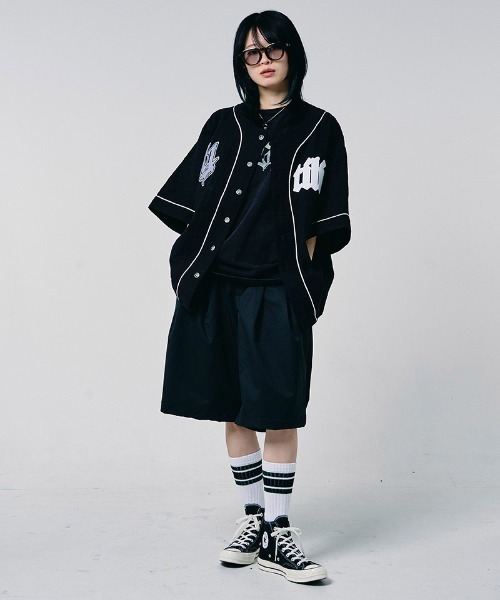 EFFECTEN(エフェクテン)の「mp15129-Wide 2tuck short pants ワイドショートパンツ(efdig-13)(その他パンツ・メンズ・ベージュ/ブラック・S/M/L/XL)」の13枚目の写真