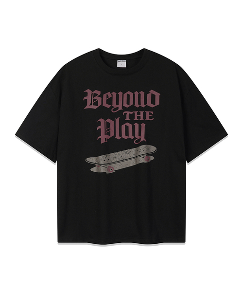 URBAN PLAYERS(アーバンプレイヤーズ)の「ビビプリント半袖Tシャツ (2COLOR)(Tシャツ/カットソー・レディース・ブラック/ホワイト・MEDIUM/LARGE/X-LARGE)」の1枚目の写真