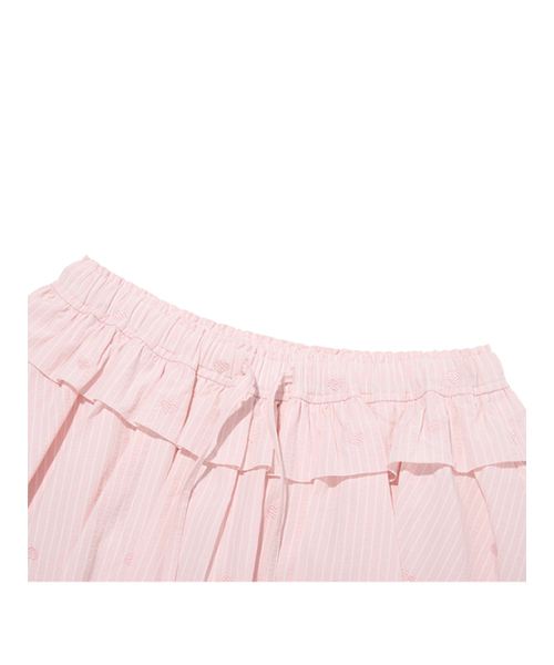 KIRSH（キルシー）の「キルシ メロウ ラッフルポイントスカートパンツ [ライトピンク]（その他パンツ・レディース・その他・MEDIUM/SMALL）」の3枚目の写真