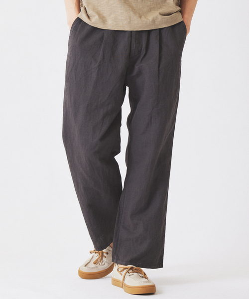 JOURNAL STANDARD relume(ジャーナルスタンダード レリューム)の「European Flax / ヨーロピアンフラックス ガーメントダイ イージーパンツ(その他パンツ・メンズ・コバルトブルー/グレー/ブラックミックス/レンガ・LARGE/MEDIUM)」の5枚目の写真