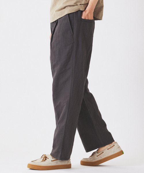JOURNAL STANDARD relume(ジャーナルスタンダード レリューム)の「European Flax / ヨーロピアンフラックス ガーメントダイ イージーパンツ(その他パンツ・メンズ・コバルトブルー/グレー/ブラックミックス/レンガ・LARGE/MEDIUM)」の6枚目の写真