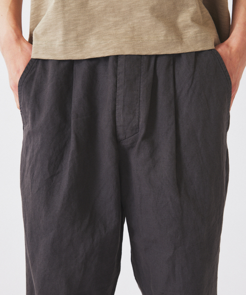 JOURNAL STANDARD relume(ジャーナルスタンダード レリューム)の「European Flax / ヨーロピアンフラックス ガーメントダイ イージーパンツ(その他パンツ・メンズ・コバルトブルー/グレー/ブラックミックス/レンガ・LARGE/MEDIUM)」の7枚目の写真