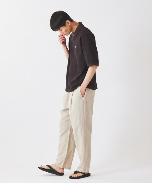 JOURNAL STANDARD relume(ジャーナルスタンダード レリューム)の「European Flax / ヨーロピアンフラックス ガーメントダイ イージーパンツ(その他パンツ・メンズ・コバルトブルー/グレー/ブラックミックス/レンガ・LARGE/MEDIUM)」の8枚目の写真