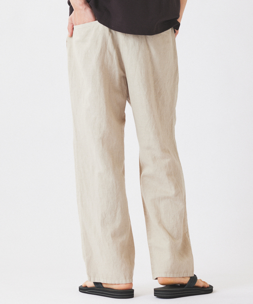 JOURNAL STANDARD relume(ジャーナルスタンダード レリューム)の「European Flax / ヨーロピアンフラックス ガーメントダイ イージーパンツ(その他パンツ・メンズ・コバルトブルー/グレー/ブラックミックス/レンガ・LARGE/MEDIUM)」の10枚目の写真