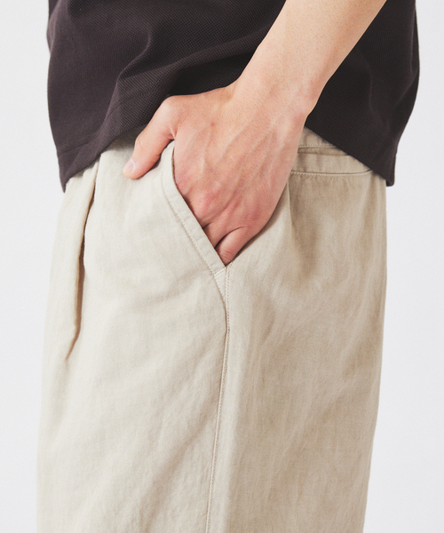 JOURNAL STANDARD relume(ジャーナルスタンダード レリューム)の「European Flax / ヨーロピアンフラックス ガーメントダイ イージーパンツ(その他パンツ・メンズ・コバルトブルー/グレー/ブラックミックス/レンガ・LARGE/MEDIUM)」の11枚目の写真