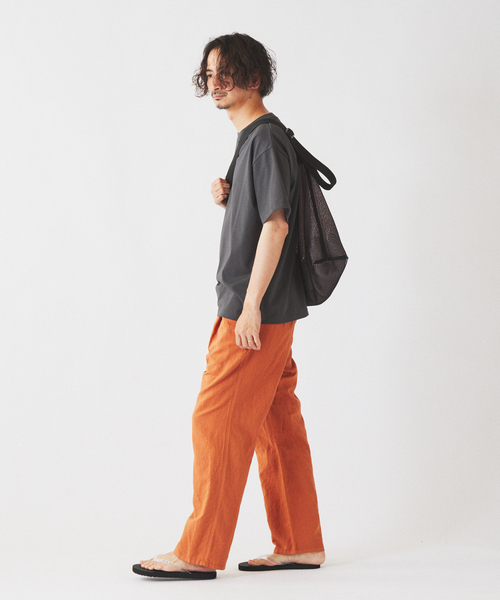 JOURNAL STANDARD relume(ジャーナルスタンダード レリューム)の「European Flax / ヨーロピアンフラックス ガーメントダイ イージーパンツ(その他パンツ・メンズ・コバルトブルー/グレー/ブラックミックス/レンガ・LARGE/MEDIUM)」の13枚目の写真