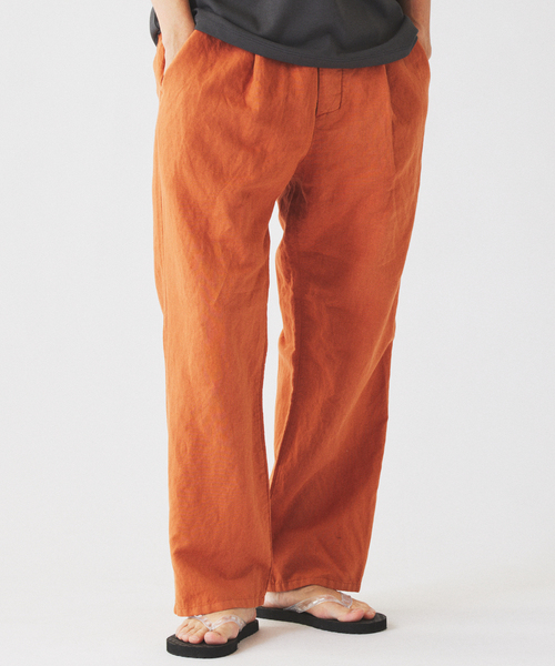 JOURNAL STANDARD relume(ジャーナルスタンダード レリューム)の「European Flax / ヨーロピアンフラックス ガーメントダイ イージーパンツ(その他パンツ・メンズ・コバルトブルー/グレー/ブラックミックス/レンガ・LARGE/MEDIUM)」の15枚目の写真
