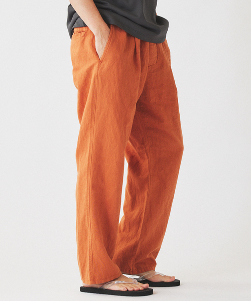 JOURNAL STANDARD relume(ジャーナルスタンダード レリューム)の「European Flax / ヨーロピアンフラックス ガーメントダイ イージーパンツ(その他パンツ・メンズ・コバルトブルー/グレー/ブラックミックス/レンガ・LARGE/MEDIUM)」の16枚目の写真