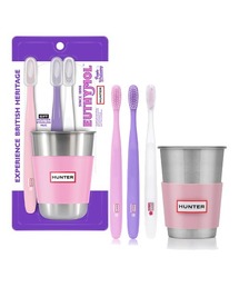 EUTHYMOL（ユーシモール）の「EUTHYMOL × HUNTER　ユーシモール　ホワイトパープル 歯ブラシ ステンレスマグセット ハンター（オーラルケア/歯磨きグッズ）」