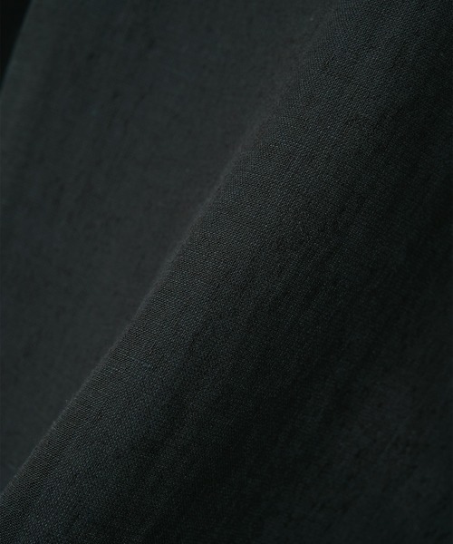 CITY TOKYO(シティトウキョウ)の「【CITY TOKYO/シティートーキョー】Twist linen リラックスシャツ(シャツ/ブラウス・メンズ・オフホワイト/ブラック・2/1/3)」の14枚目の写真