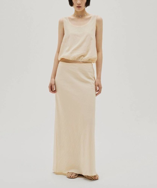 TODAYFUL（トゥデイフル）の「Washer Pencil Skirt 12610807（スカート・レディース・オフホワイト/ブラック/バーガンディー・38/36）」の2枚目の写真