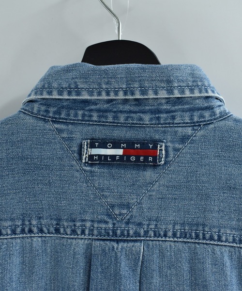 TOMMY HILFIGER(トミーヒルフィガー)の「【USED】90’s TOMMY HILFIGER デニムシャツ(シャツ/ブラウス・メンズ・ブルー・LARGE)」の8枚目の写真