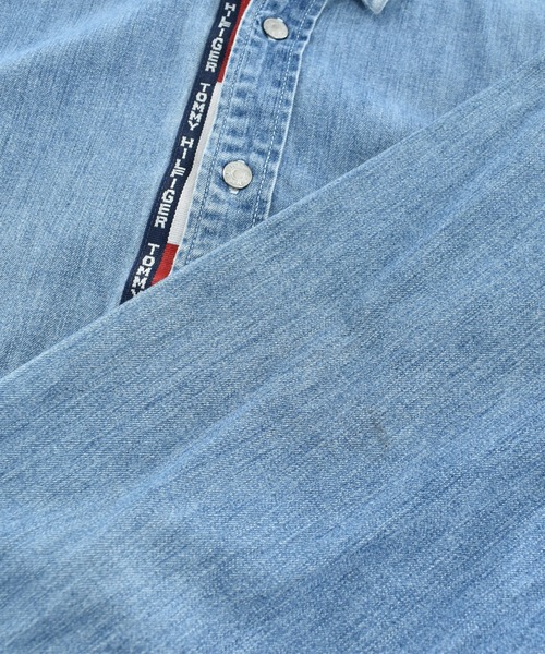 TOMMY HILFIGER(トミーヒルフィガー)の「【USED】90’s TOMMY HILFIGER デニムシャツ(シャツ/ブラウス・メンズ・ブルー・LARGE)」の5枚目の写真