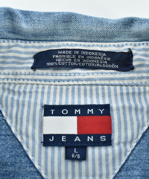 TOMMY HILFIGER(トミーヒルフィガー)の「【USED】90’s TOMMY HILFIGER デニムシャツ(シャツ/ブラウス・メンズ・ブルー・LARGE)」の6枚目の写真