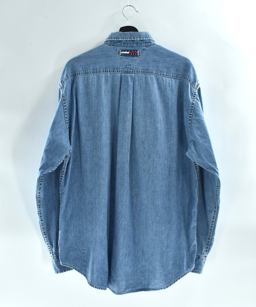 TOMMY HILFIGER(トミーヒルフィガー)の「【USED】90’s TOMMY HILFIGER デニムシャツ(シャツ/ブラウス・メンズ・ブルー・LARGE)」の7枚目の写真