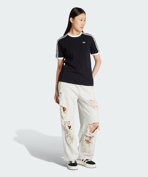 adidas(アディダス)の「adidas Originals/アディダス オリジナルス/DISTRESSED SWEAT PANTS(スウェットパンツ・レディース・ブラック/グレー系その他3・M/S/XS)」の21枚目の写真