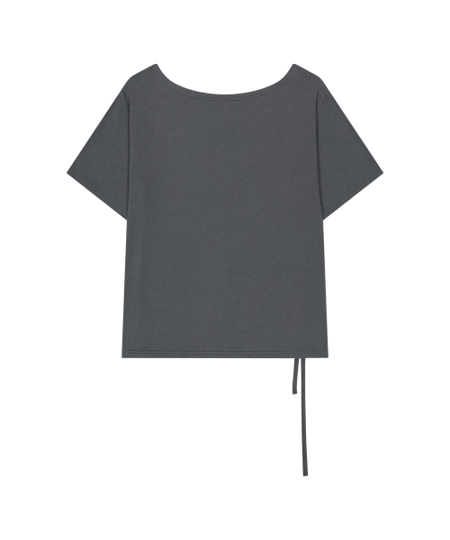 as you are(アズユーアー)の「キッチアイレットオーバーサイズTシャツチャコール(Tシャツ/カットソー・レディース・その他・OS)」の5枚目の写真