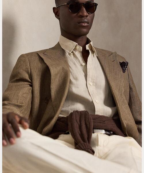 POLO RALPH LAUREN(ポロ ラルフ ローレン)の「クラシック フィット リネン シャツ(シャツ/ブラウス・メンズ・グレー系・S/M/L)」の5枚目の写真