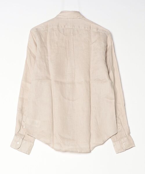 POLO RALPH LAUREN(ポロ ラルフ ローレン)の「クラシック フィット リネン シャツ(シャツ/ブラウス・メンズ・グレー系・S/M/L)」の2枚目の写真