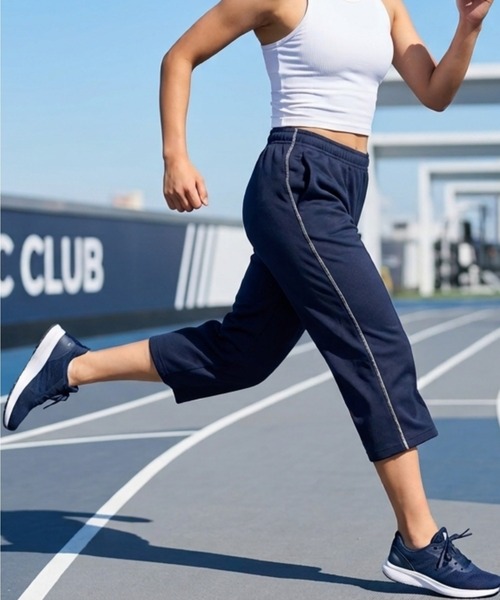 セール】【K-SWISS/ケースイス】ラメパイピング七分丈パンツ（その他