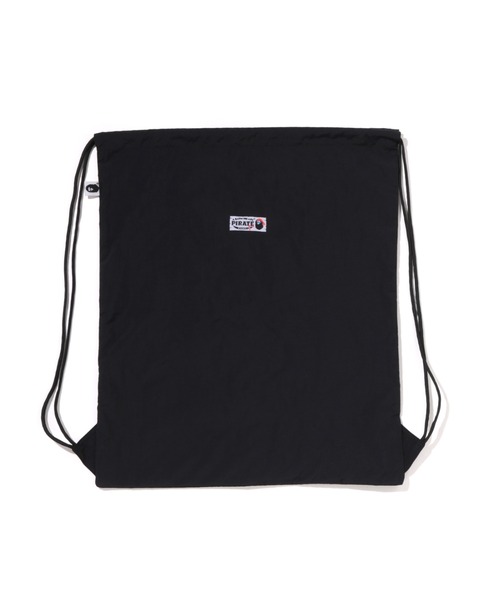 A BATHING APE（アベイシングエイプ）の「BABY MILO CROSSBONE KNAPSACK（バックパック/リュック・メンズ・ブラック/グリーン・FREE）」の5枚目の写真