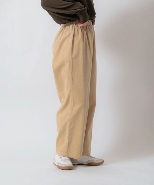 Kelen(ケレン)の「「KELEN / ケレン」コーデュロイストレートイージーパンツ(その他パンツ・レディース・ネイビー/ブラウン/ベージュ/ライトベージュ・FREE)」の21枚目の写真