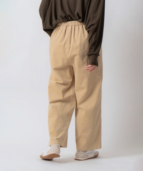 Kelen(ケレン)の「「KELEN / ケレン」コーデュロイストレートイージーパンツ(その他パンツ・レディース・ネイビー/ブラウン/ベージュ/ライトベージュ・FREE)」の22枚目の写真