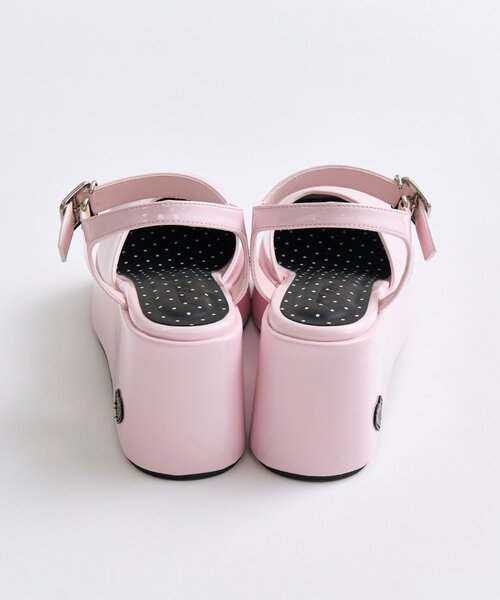 OLIVE des OLIVE(オリーブデオリーブ)の「【インフルエンサー企画】miko enamel doll shoes(ローファー・レディース・ピンク/ブラック・SMALL/LARGE/MEDIUM)」の13枚目の写真