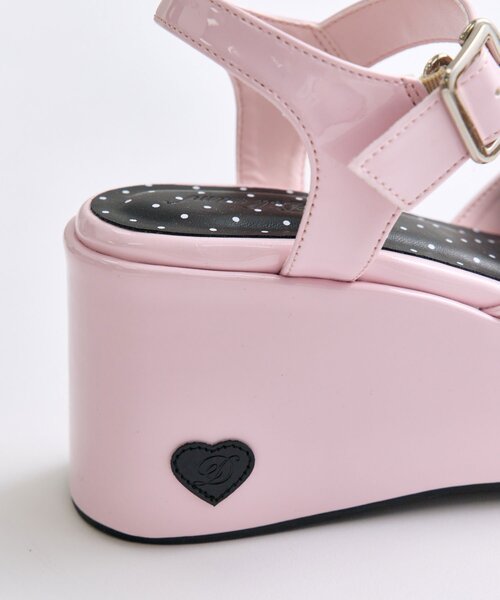 OLIVE des OLIVE(オリーブデオリーブ)の「【インフルエンサー企画】miko enamel doll shoes(ローファー・レディース・ピンク/ブラック・SMALL/LARGE/MEDIUM)」の17枚目の写真