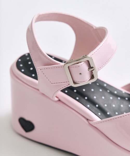 OLIVE des OLIVE(オリーブデオリーブ)の「【インフルエンサー企画】miko enamel doll shoes(ローファー・レディース・ピンク/ブラック・SMALL/LARGE/MEDIUM)」の18枚目の写真