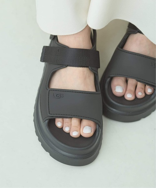 UGG(アグ)の「《追加》UGG/アグ W GOLDENGLOW サンダル 1152685-BLK(サンダル・レディース・ブラック・22cm/23cm/24cm/25cm)」の4枚目の写真