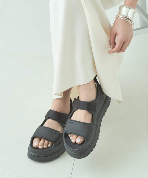 UGG(アグ)の「《追加》UGG/アグ W GOLDENGLOW サンダル 1152685-BLK(サンダル・レディース・ブラック・22cm/23cm/24cm/25cm)」の5枚目の写真